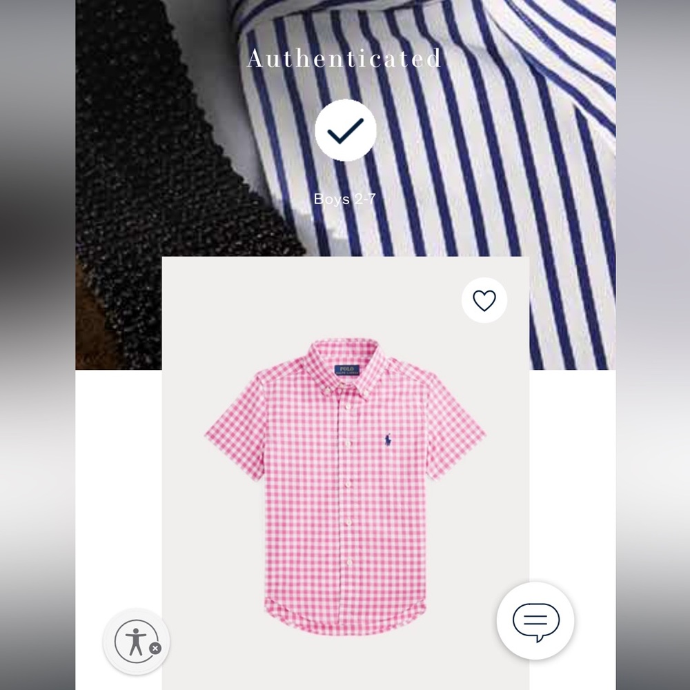 Polo by Ralph Lauren size 5 boys button down